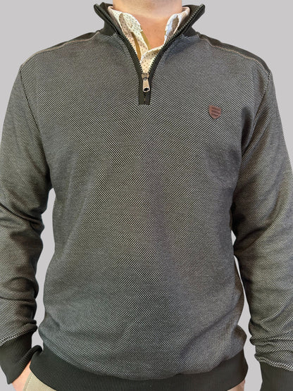 Polo Manga Comprida Verde mescla