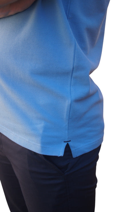 Polos manga curta -Regular Fit - Azul Claro