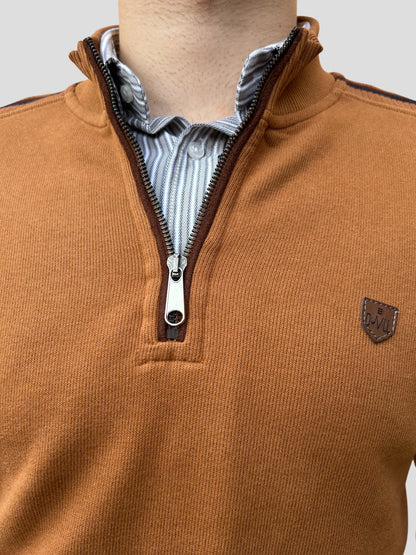 Polo Fecho Camel