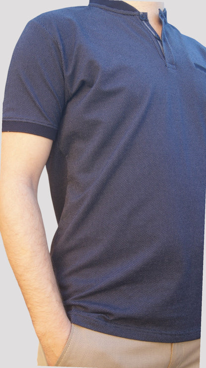 Polo Manga Curta - Regular Fit - Azul Marinho