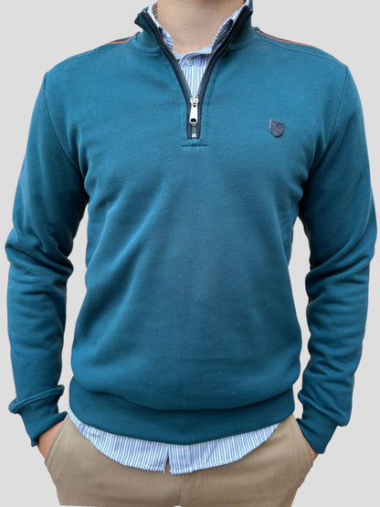 Polo Fecho Turquesa