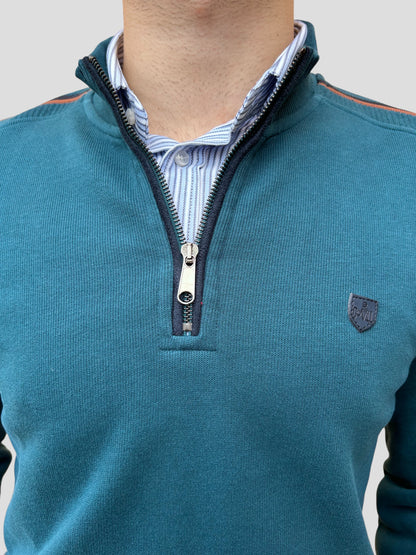 Polo Fecho Turquesa