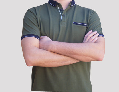 Polos manga curta - Regular Fit- Verde