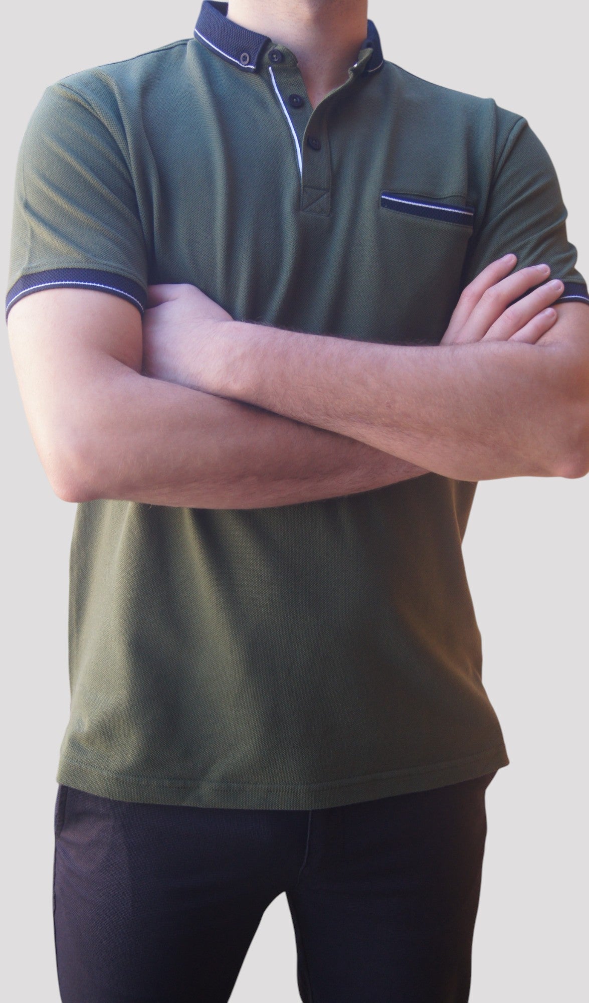 Polos manga curta - Regular Fit- Verde