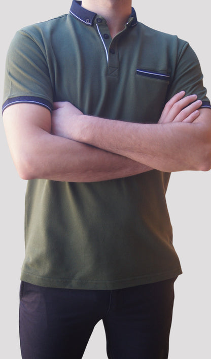 Polos manga curta - Regular Fit- Verde