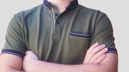 Polos manga curta - Regular Fit- Verde