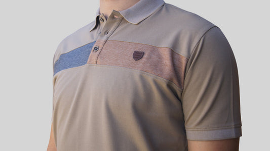 Polos Manga Curta - Regular Fit - Bege