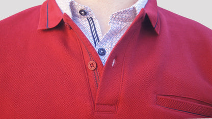 Polo Manga Comprida Bordo